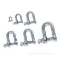 Shackle 20kN Safety Pin Connecting Anchor D Shackle Factory